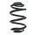 Fahrwerksfeder-Set hinten Schraubenfeder 253mm SPIDAN für OPEL MOKKA
