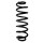 Suspension spring set rear coil spring 363mm SPIDAN for VW PASSAT ALLTRACK