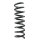 Suspension spring set rear coil spring 329mm SPIDAN for MERCEDES SLK R172
