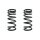 Suspension spring set rear coil spring 345mm SPIDAN for PAJERO III