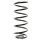 Fahrwerksfeder-Set vorne Schraubenfeder 320mm SPIDAN für OPEL CORSA B