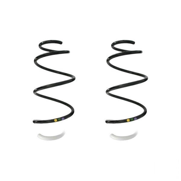 Suspension spring set front coil spring 363mm SPIDAN for RENAULT CAPTUR I