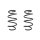 Fahrwerksfeder-Set vorne Schraubenfeder 279mm SPIDAN für SEAT LEON (1P1)