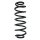 Fahrwerksfeder-Set hinten Schraubenfeder 350mm SPIDAN für VW PASSAT B7