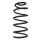 Fahrwerksfeder-Set vorne Schraubenfeder 317mm SPIDAN für VW GOLF IV