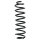 Fahrwerksfeder-Set hinten Schraubenfeder 389mm SPIDAN für FORD ECOSPORT 1.0