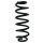 Fahrwerksfeder-Set hinten Schraubenfeder 322mm SPIDAN für VW TOURAN (5T1)