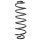 Fahrwerksfeder-Set hinten Schraubenfeder 364mm SPIDAN für PEUGEOT 2008 I