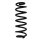 Fahrwerksfeder-Set hinten Schraubenfeder 305mm SPIDAN für VW GOLF VII