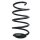 Fahrwerksfeder-Set vorne Schraubenfeder 308mm SPIDAN für FORD FOCUS III
