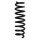 Fahrwerksfeder-Set hinten Schraubenfeder 316mm SPIDAN für BMW 1 (F20)