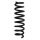 Suspension spring set rear coil spring 316mm SPIDAN for BMW 1 F20