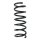 Fahrwerksfeder-Set hinten Schraubenfeder 360mm SPIDAN für VOLVO S80 II