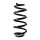 Suspension spring set rear coil spring 250mm SPIDAN for SMART FORTWO Coupe