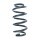 Suspension spring set rear coil spring 245mm SPIDAN for BMW X1 F48