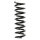 Suspension spring set rear coil spring 325mm SPIDAN for MERCEDES E KLASSE