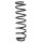 Suspension spring set rear coil spring 347mm SPIDAN for FORD STREET KA