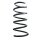 Fahrwerksfeder-Set vorne Schraubenfeder 321mm SPIDAN für DACIA SANDERO 1.5