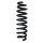 Fahrwerksfeder-Set hinten Schraubenfeder 345mm SPIDAN für BMW X1 (E84)