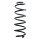 Fahrwerksfeder-Set hinten Schraubenfeder 311mm SPIDAN für CITROËN DS3 (SA_)
