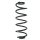 Fahrwerksfeder-Set hinten Schraubenfeder 373mm SPIDAN für AUDI A4 B8