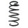 Suspension spring set front coil spring 300mm SPIDAN for OPEL MERIVA B