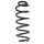 Fahrwerksfeder-Set hinten Schraubenfeder 328mm SPIDAN für SEAT ALTEA (5P1)