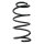 Suspension spring set front coil spring 321mm SPIDAN for FORD FOCUS III