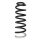 Fahrwerksfeder-Set hinten Schraubenfeder 329mm SPIDAN für CITROËN C5 III