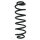 Fahrwerksfeder-Set hinten Schraubenfeder 358mm SPIDAN für AUDI Q3 (8UB)