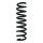 Suspension spring set rear coil spring 333mm SPIDAN for BMW 3 Gran