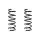 Suspension spring set rear coil spring 333mm SPIDAN for FORD MONDEO IV