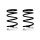 Suspension spring set rear coil spring 266mm with sleeve SPIDAN for TOYOTA RAV 4