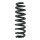 Fahrwerksfeder-Set hinten Schraubenfeder 316mm SPIDAN für BMW 3 Touring