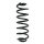 Fahrwerksfeder-Set hinten Schraubenfeder 363mm SPIDAN für VW PASSAT B7