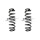 Fahrwerksfeder-Set hinten Schraubenfeder 347mm SPIDAN für VW TIGUAN (AD1)