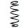 Fahrwerksfeder-Set hinten Schraubenfeder 351mm SPIDAN für MAZDA 6 Hatchback