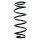 Suspension spring set rear coil spring 351mm SPIDAN for MAZDA 6 Hatchback