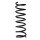 Fahrwerksfeder-Set hinten Schraubenfeder 357mm SPIDAN für VOLVO V40 Schrägheck