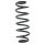 Fahrwerksfeder-Set hinten Schraubenfeder 321mm SPIDAN für VW GOLF V