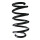 Suspension spring set rear coil spring 276mm SPIDAN for DACIA LOGAN Pick up