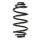 Fahrwerksfeder-Set hinten Schraubenfeder 317mm SPIDAN für CHEVROLET CRUZE (J300)