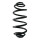 Suspension spring set Replacement Fit SPIDAN for OPEL ZAFIRA