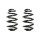 Suspension spring set Replacement Fit SPIDAN for BMW X3 E83