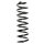 Fahrwerksfeder-Set hinten Schraubenfeder 340mm SPIDAN für RENAULT SCÉNIC II