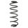 Fahrwerksfeder-Set hinten Schraubenfeder 328mm SPIDAN für FORD FUSION (JU_)