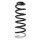 Fahrwerksfeder-Set hinten Schraubenfeder 344mm SPIDAN für CITROËN C5 III