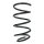 Suspension spring set front coil spring 282mm SPIDAN for MINI MINI R56