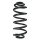Fahrwerksfeder-Set hinten Schraubenfeder 336mm SPIDAN für BMW X5 (E70)