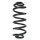 Suspension spring set rear coil spring 336mm SPIDAN for BMW X5 E70